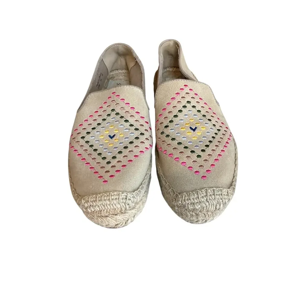Jack Rogers Luna Espadrille Platform Slip on Shoes 6.5